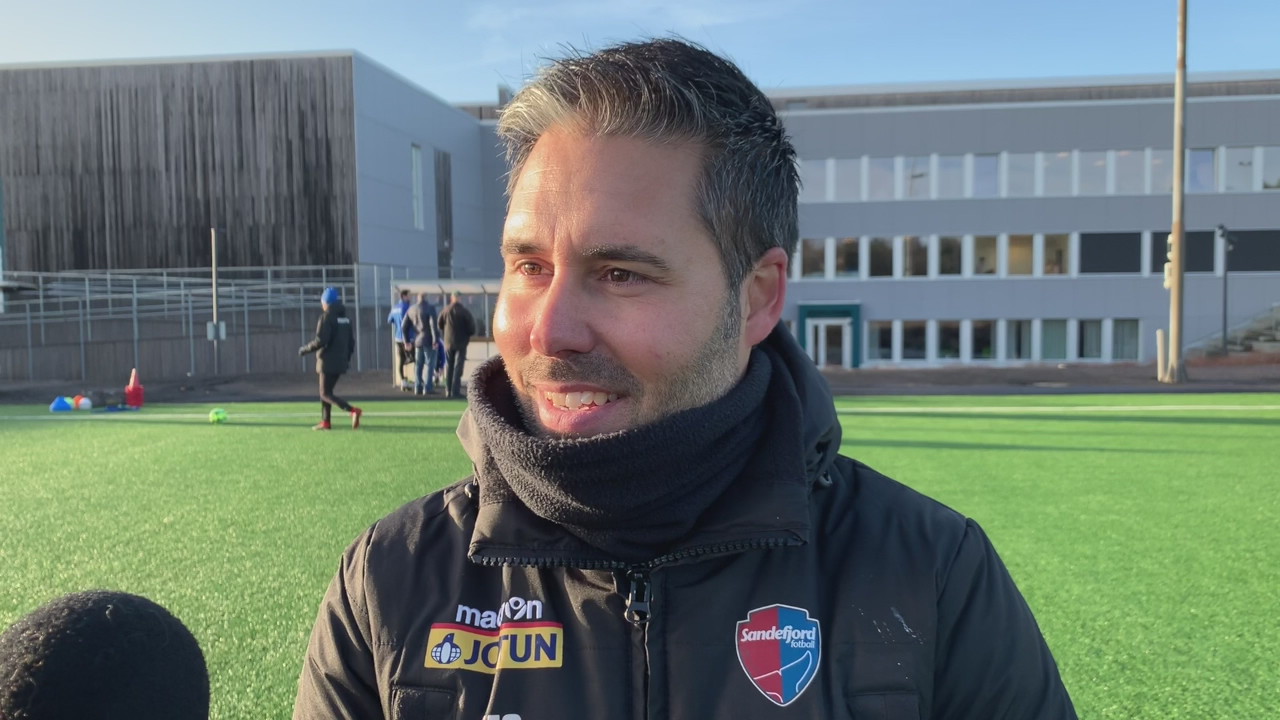 Årets første fotballtrening